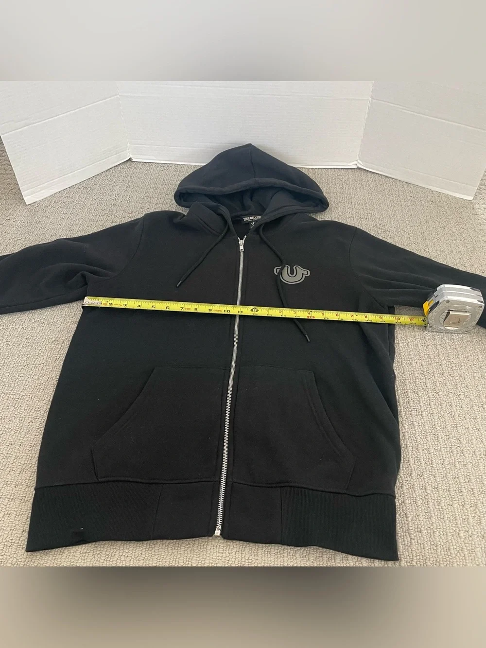 New men’s true religion zip up hoodie
